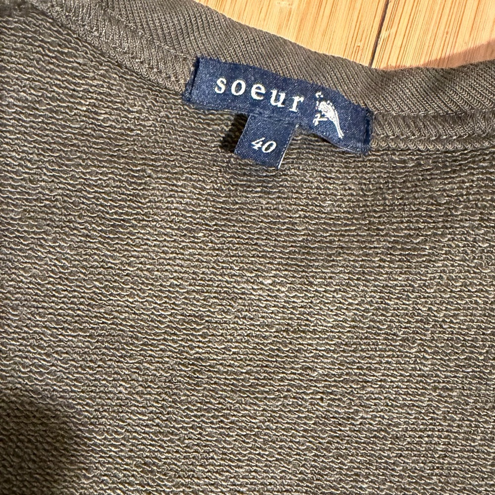 Soeur Apollo Fleece Crewneck Sweatshirt Size EU 40 / US L - Picture 5 of 16
